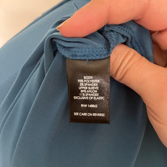 Torrid Lace Shoulder Popover Womens Top 4X Teal Romantic Boho Flowy Long Sleeve - Picture 10 of 12